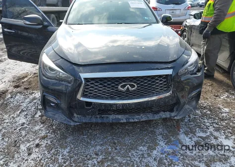 2019 Infiniti Q50 3.0T Luxe/3.0T Signature Edition/3.0T Sport из США, поврежденный, VIN JN1EV7AR1KM559391